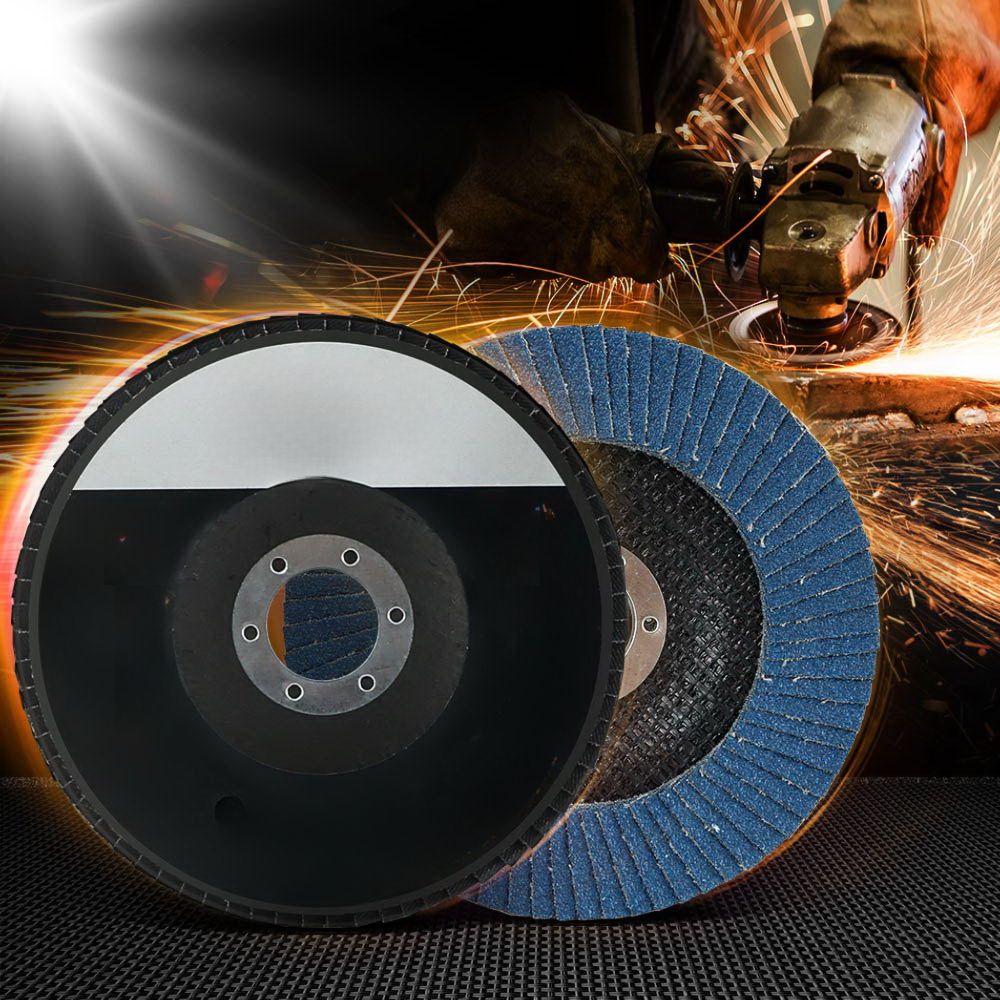 100 PCS Zirconia Sanding Flap Disc 5 125mm 80Grit Angle Grinding Wheel