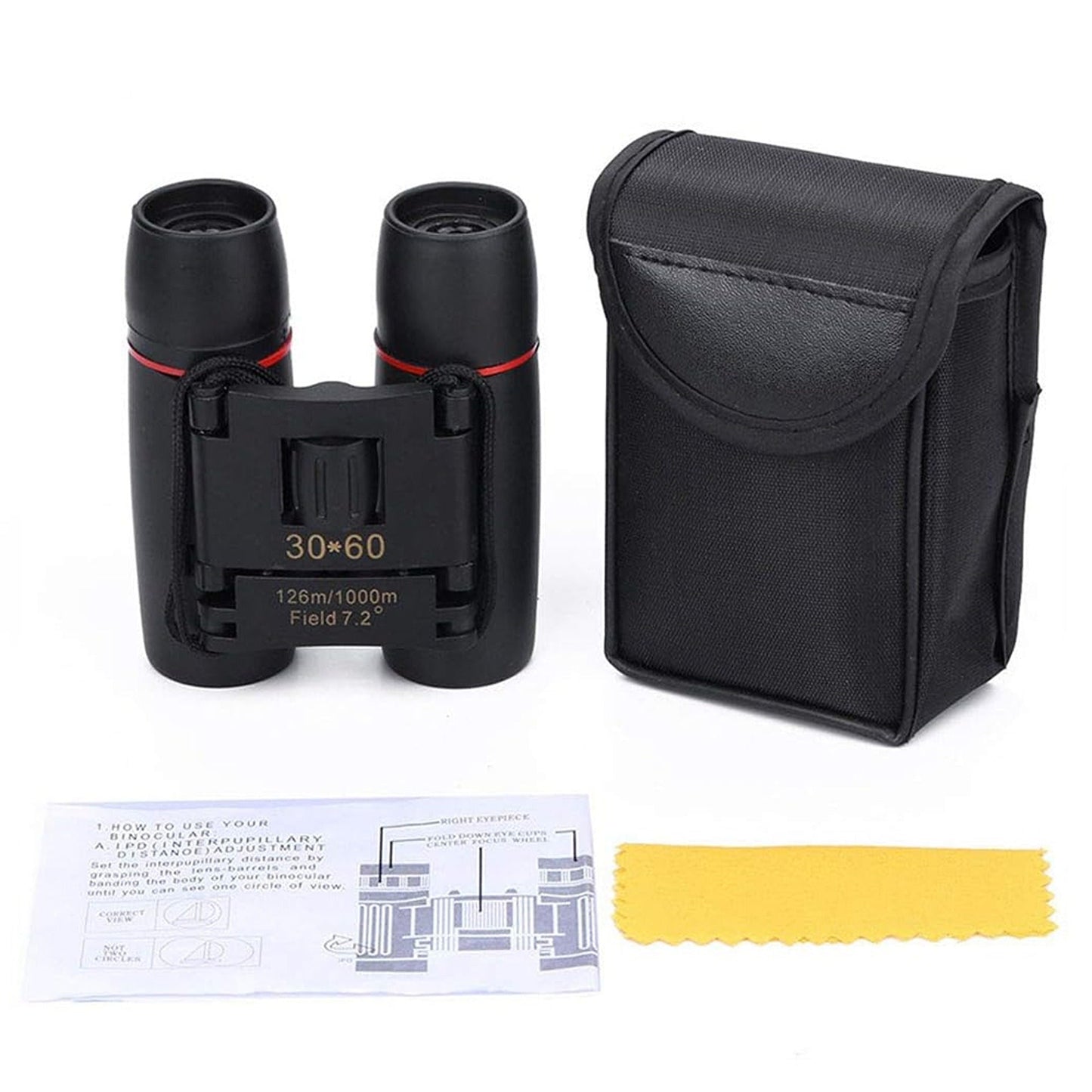30 x 60 Zoom Outdoor Travel Day Night Vision Binoculars