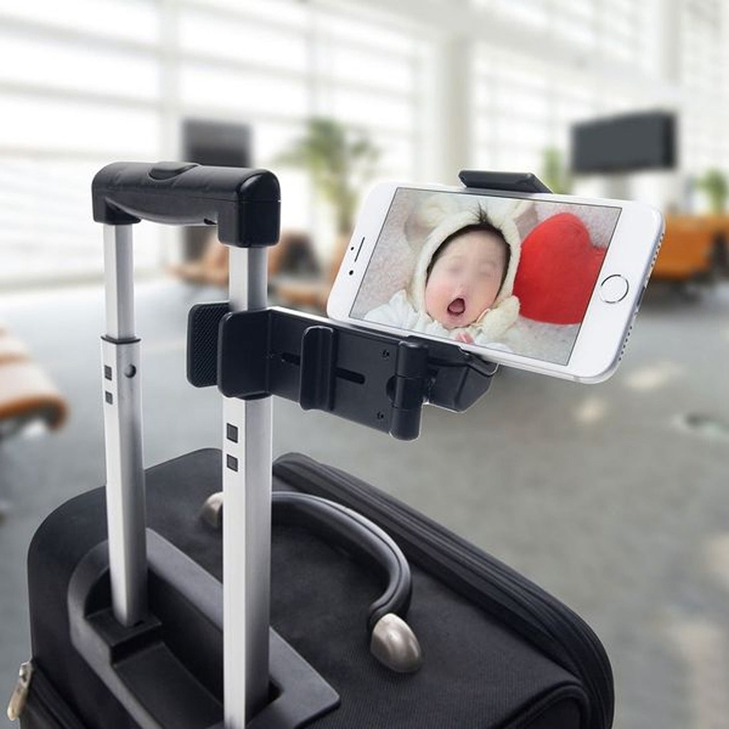 2pcs 360 Rotation Car Mount Desk Travel Phone Holder Stand