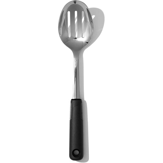 Stainless Steel Slotted Spoon - Silver