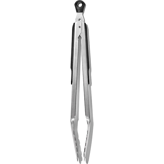 Stainless Steel Tongs with Non Slip Grip - 12 Inch