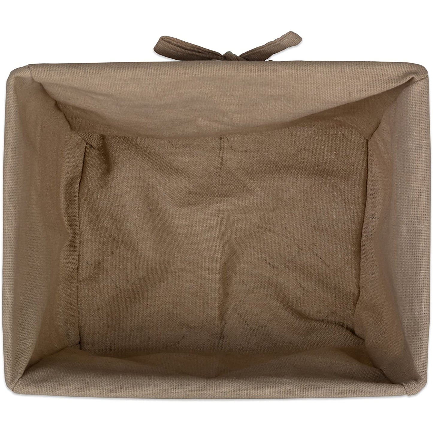 3Pcs Small Vintage Farmhouse Chicken Wire Storage Baskets with Liner 9x7x6 Inches - Taupe