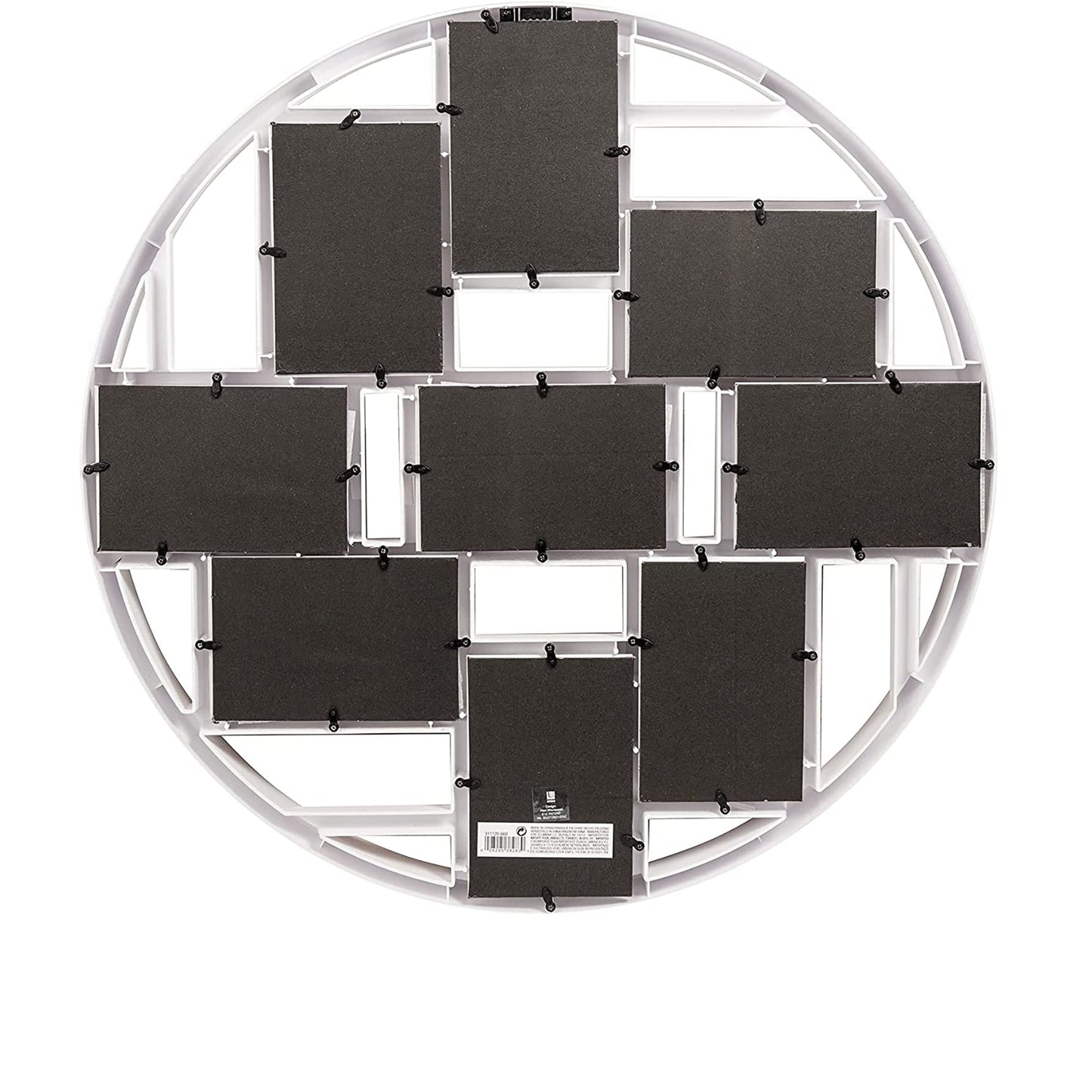 9 Opening Collage Decorative Wall Frame - White