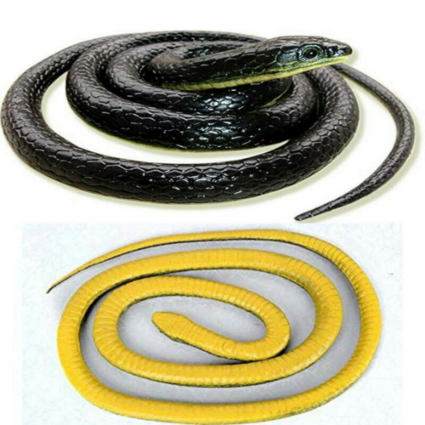 1.3m Realistic Rubber Snakes Fake Garden Pretend Trick Simulation Toy