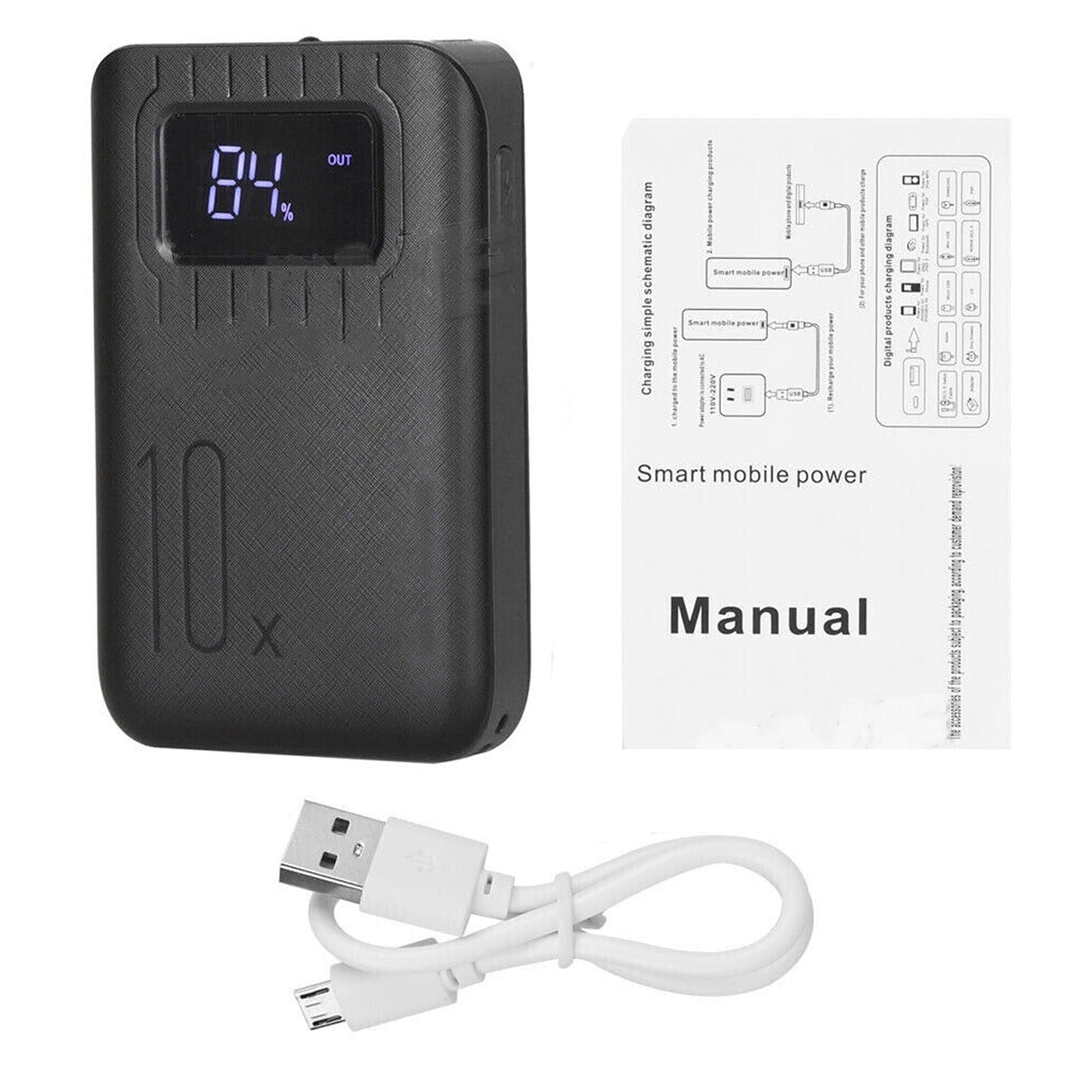 Power Bank Mini USB Backup Battery Mobile Phone Charger 10000mAh