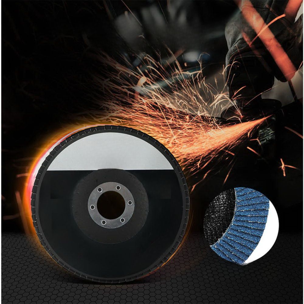 100 PCS Zirconia Sanding Flap Disc 5 125mm 80Grit Angle Grinding Wheel