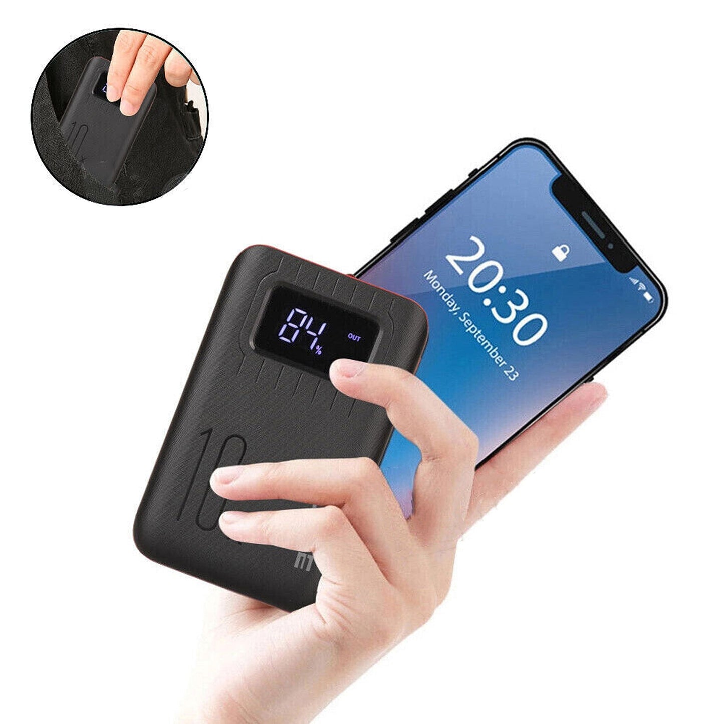 Power Bank Mini USB Backup Battery Mobile Phone Charger 10000mAh