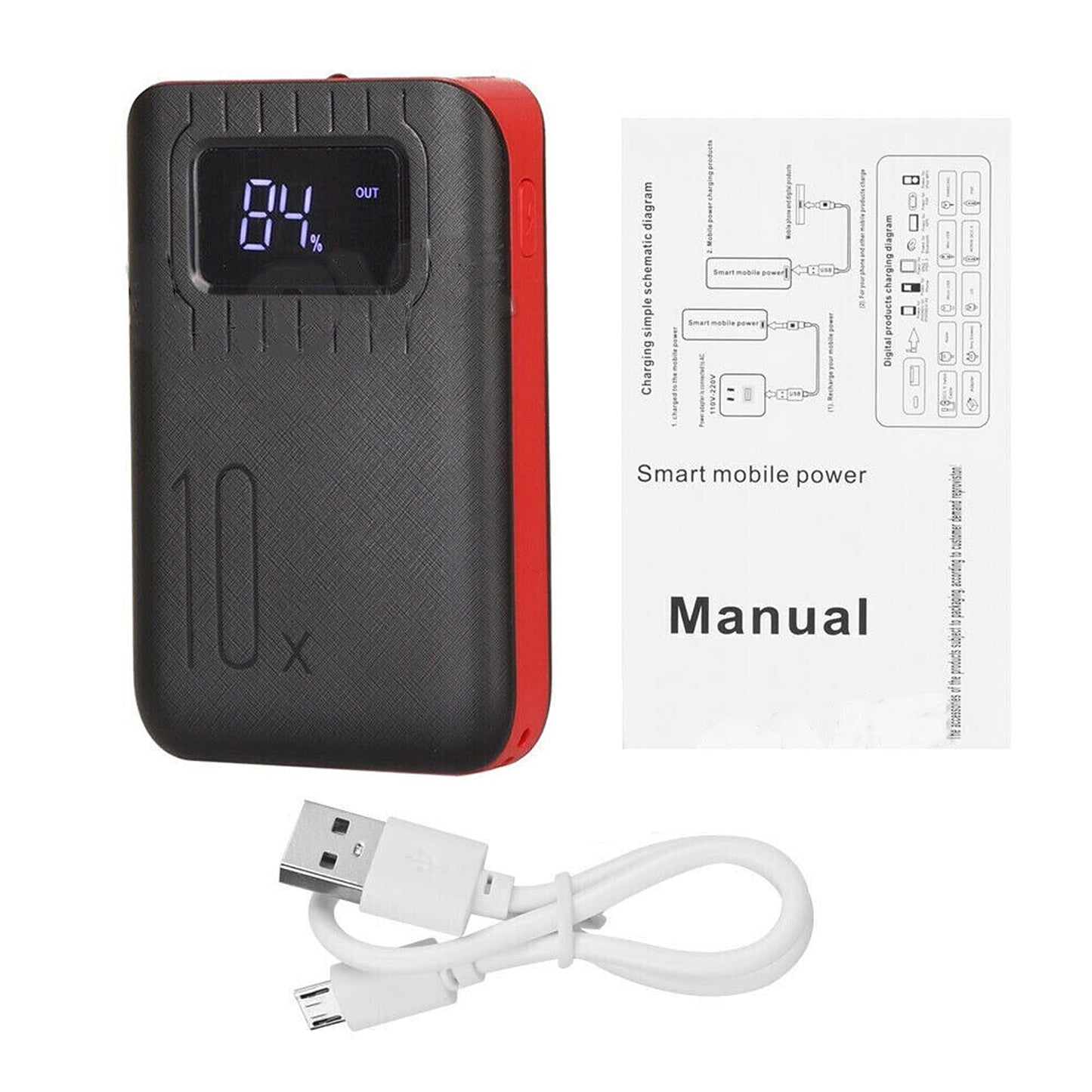 Power Bank Mini USB Backup Battery Mobile Phone Charger 10000mAh