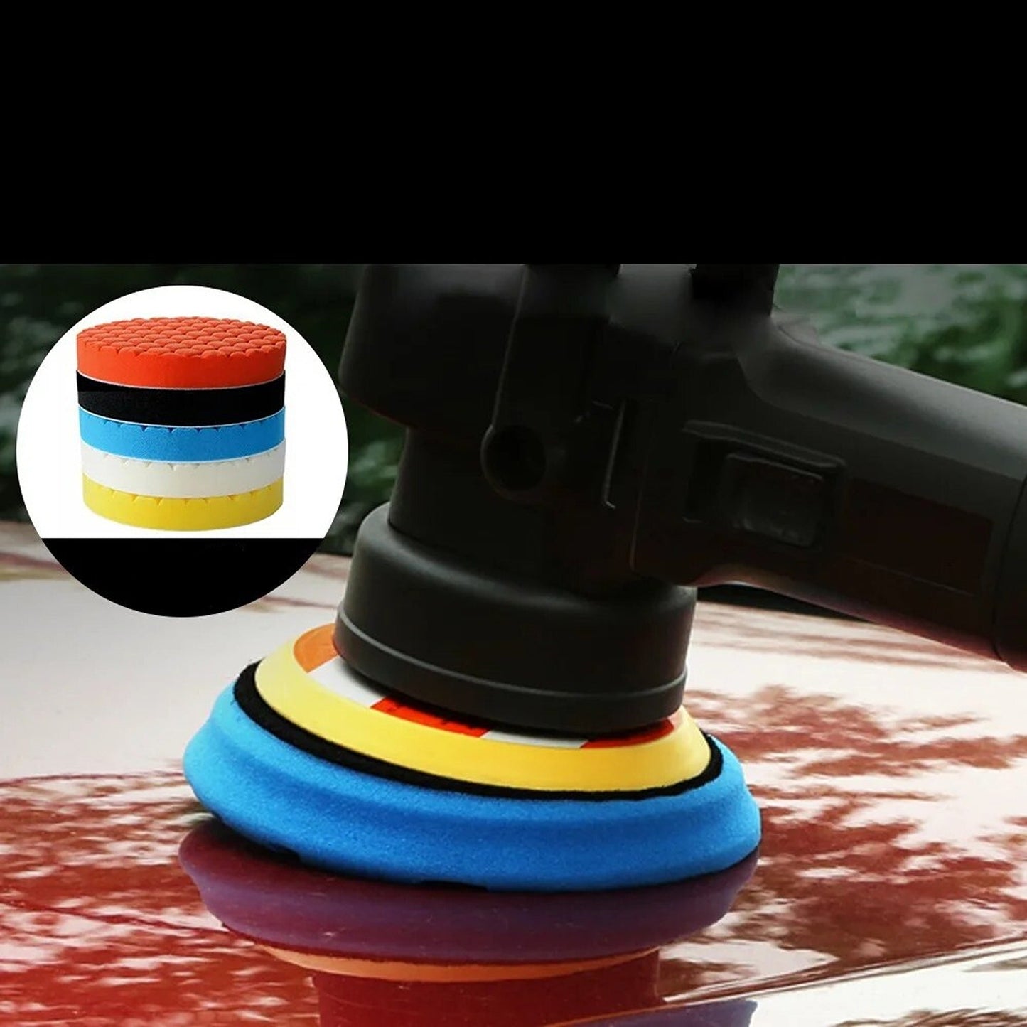 Car Polisher Pads Buffing Sponge Polishing Drill Clean
