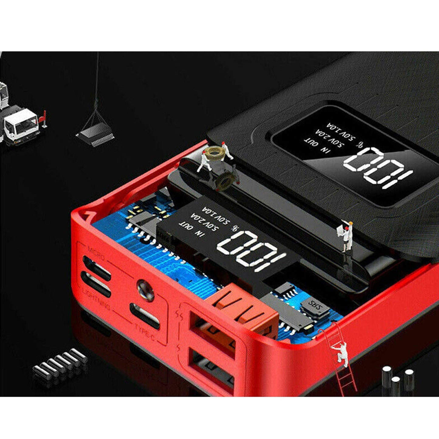 Power Bank Mini USB Backup Battery Mobile Phone Charger 10000mAh