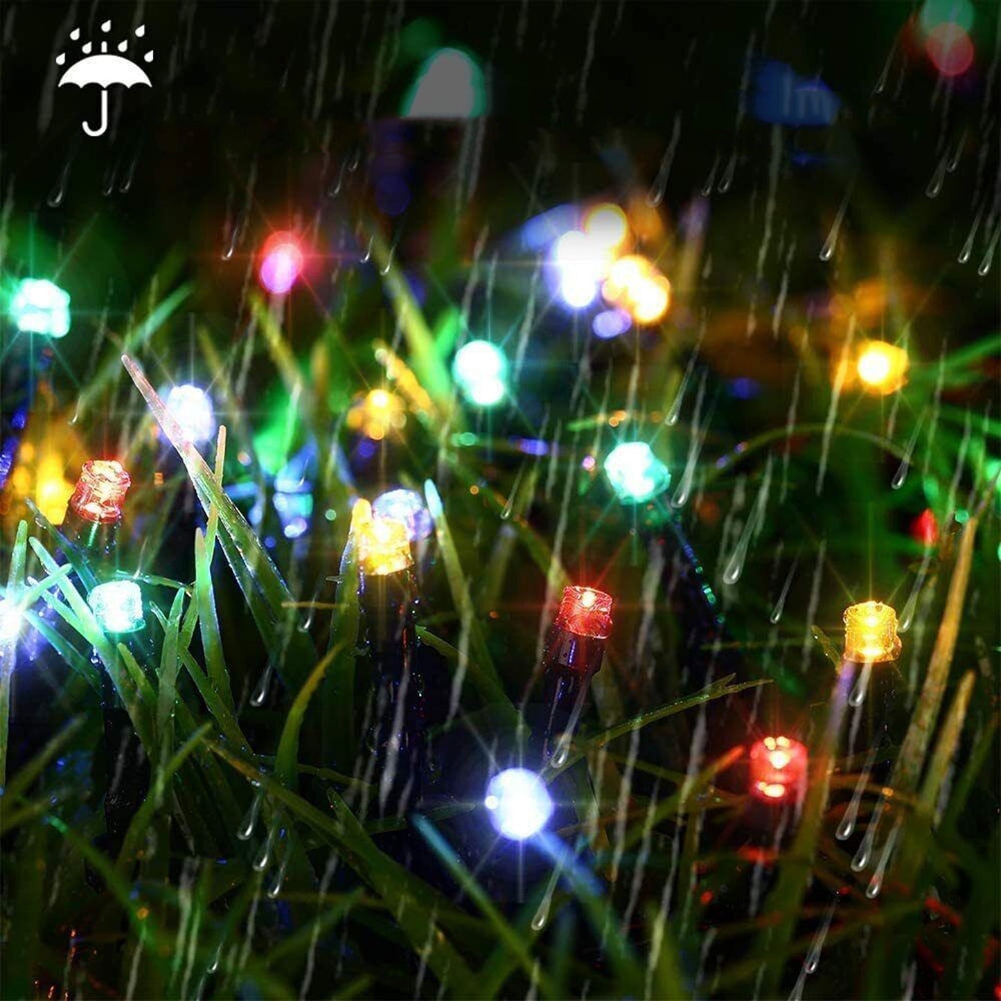 100 to 500 LED Solar Fairy String Lights for Outdoor Garden Decor