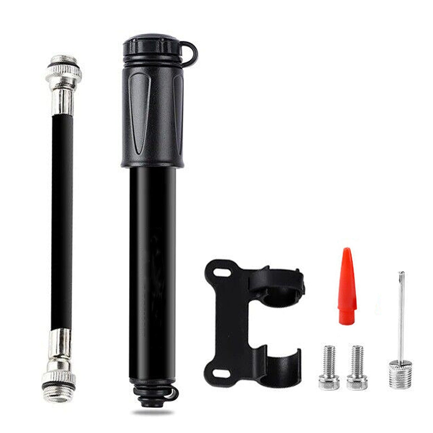 Cycling Tyre Ball Inflator Mini Bicycle Air Pump Bike Aluminium