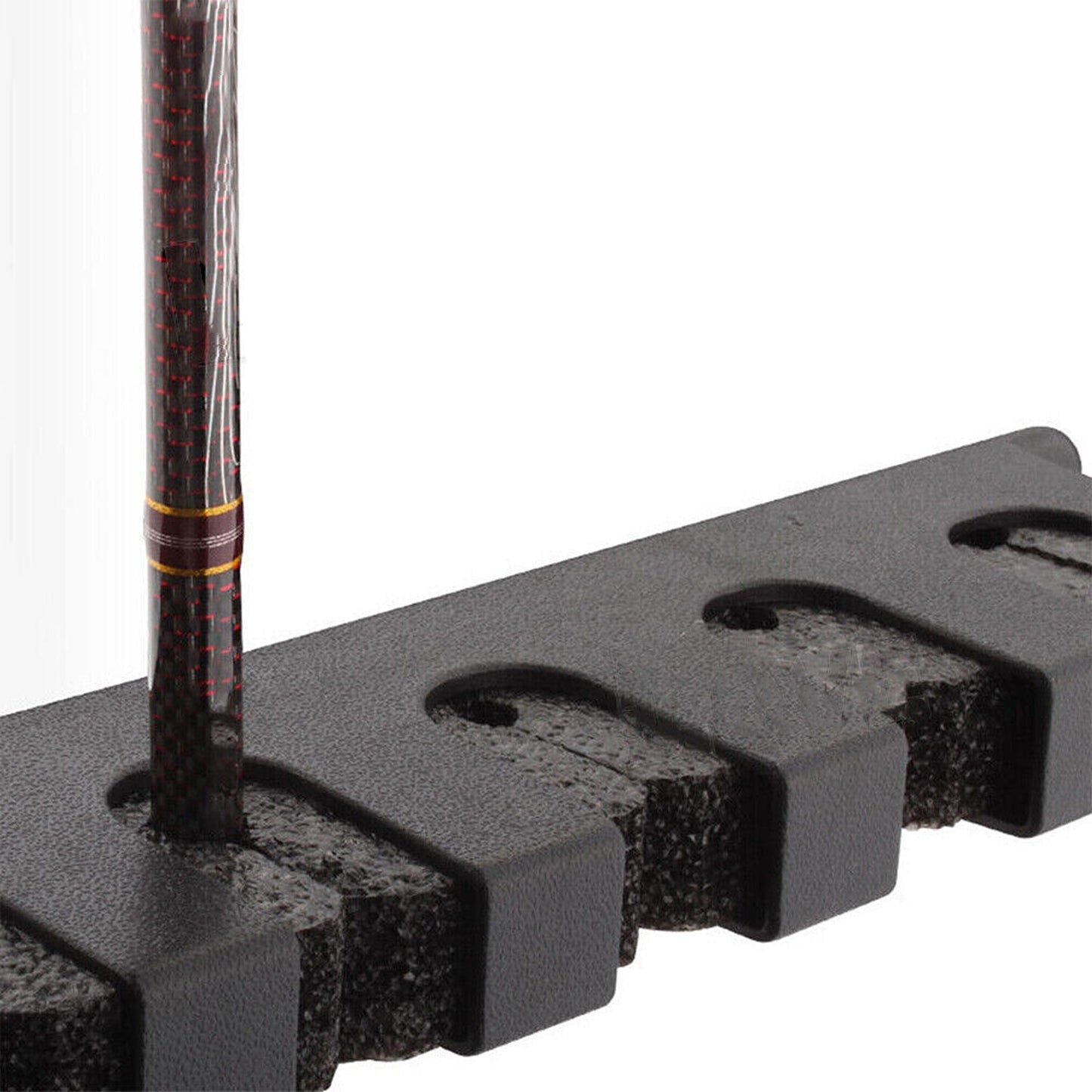 Wall Fishing Rod Storage Rack Fishing Pole Holder 6-Rod