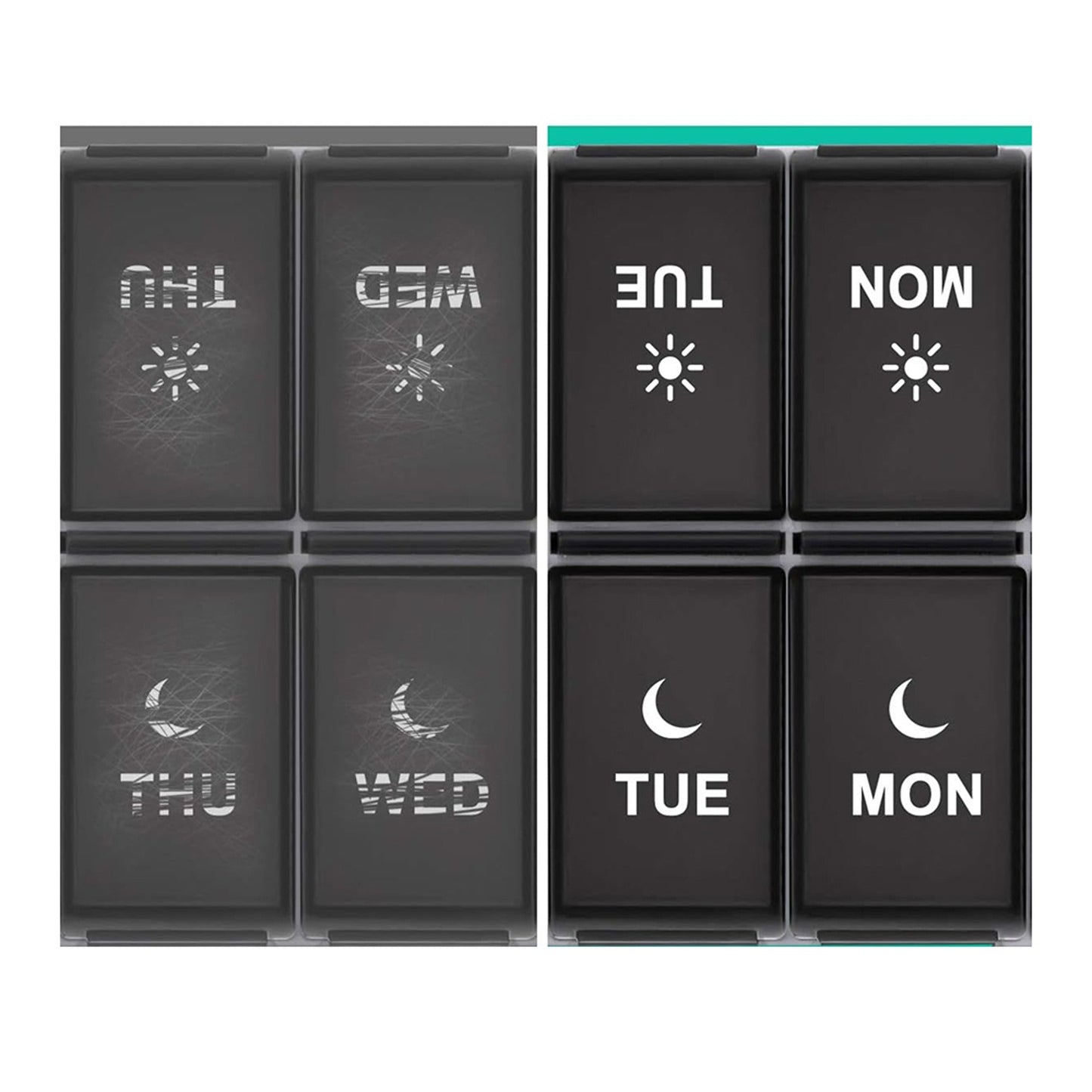 Weekly 7 Day Pill Box Tablet Medicine  Container Dispenser Organizer