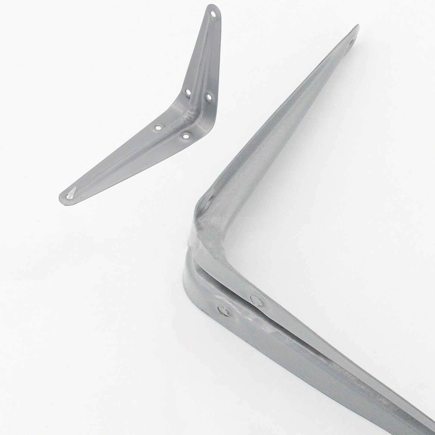 100 x 125mm L Shape Right Angle Bracket Corner Brace Joint Wall Shelf Support