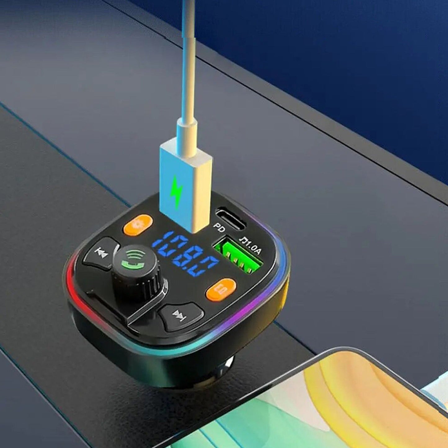 Car FM Transmitter Handsfree Kit MP3 Player Adapter Bluetooth Charger