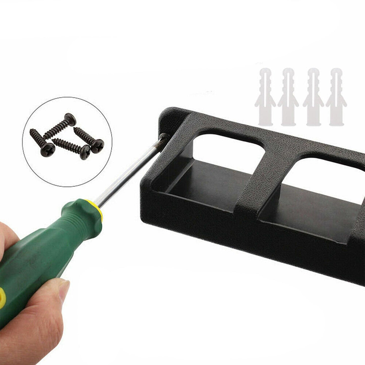 Wall Fishing Rod Storage Rack Fishing Pole Holder 6-Rod