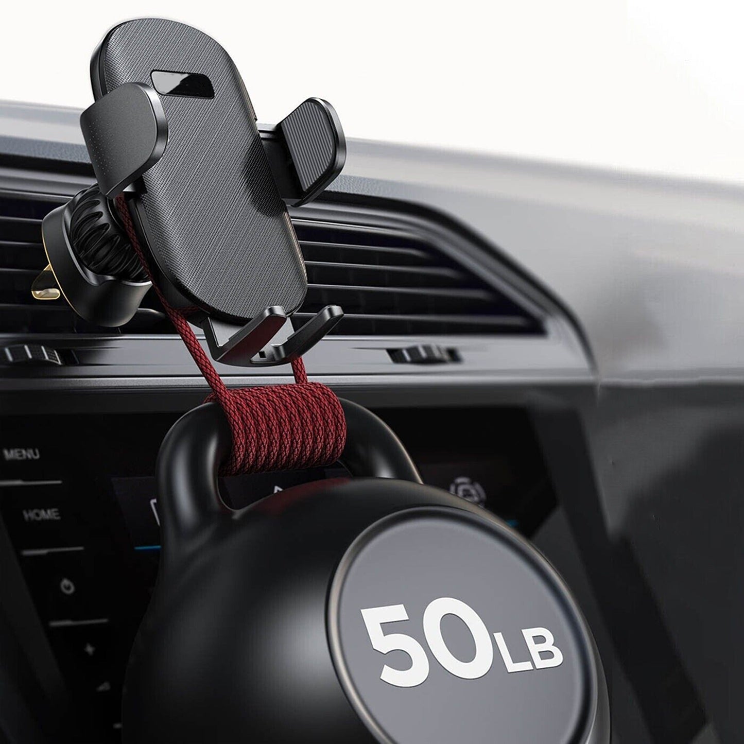 For iPhone Samsung 360 Phone Holder Mount Vent Grip Lock