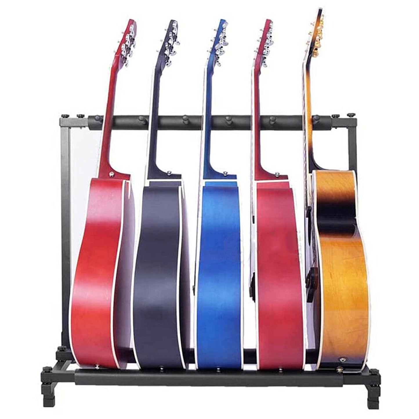 For 5 Guitars Guitar Stand Storage Rack Metal