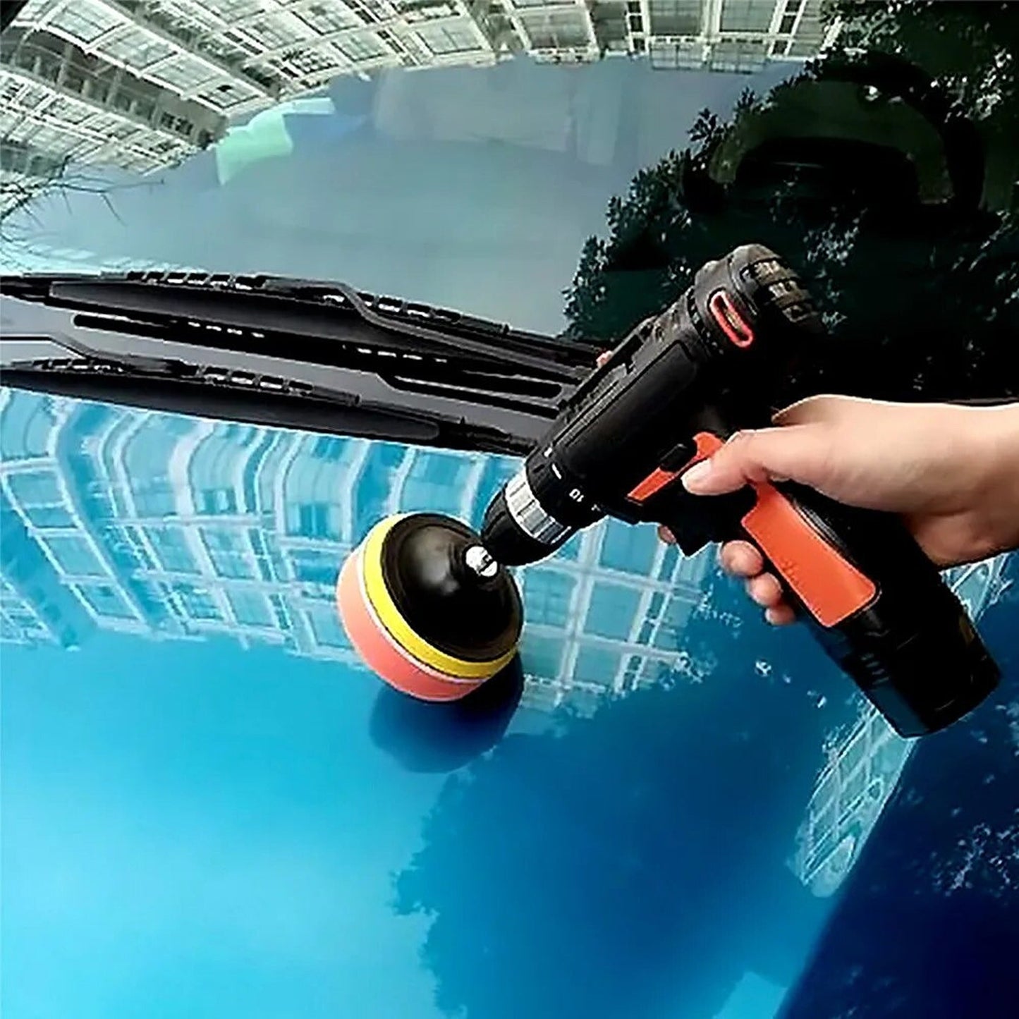 Car Polisher Pads Buffing Sponge Polishing Drill Clean