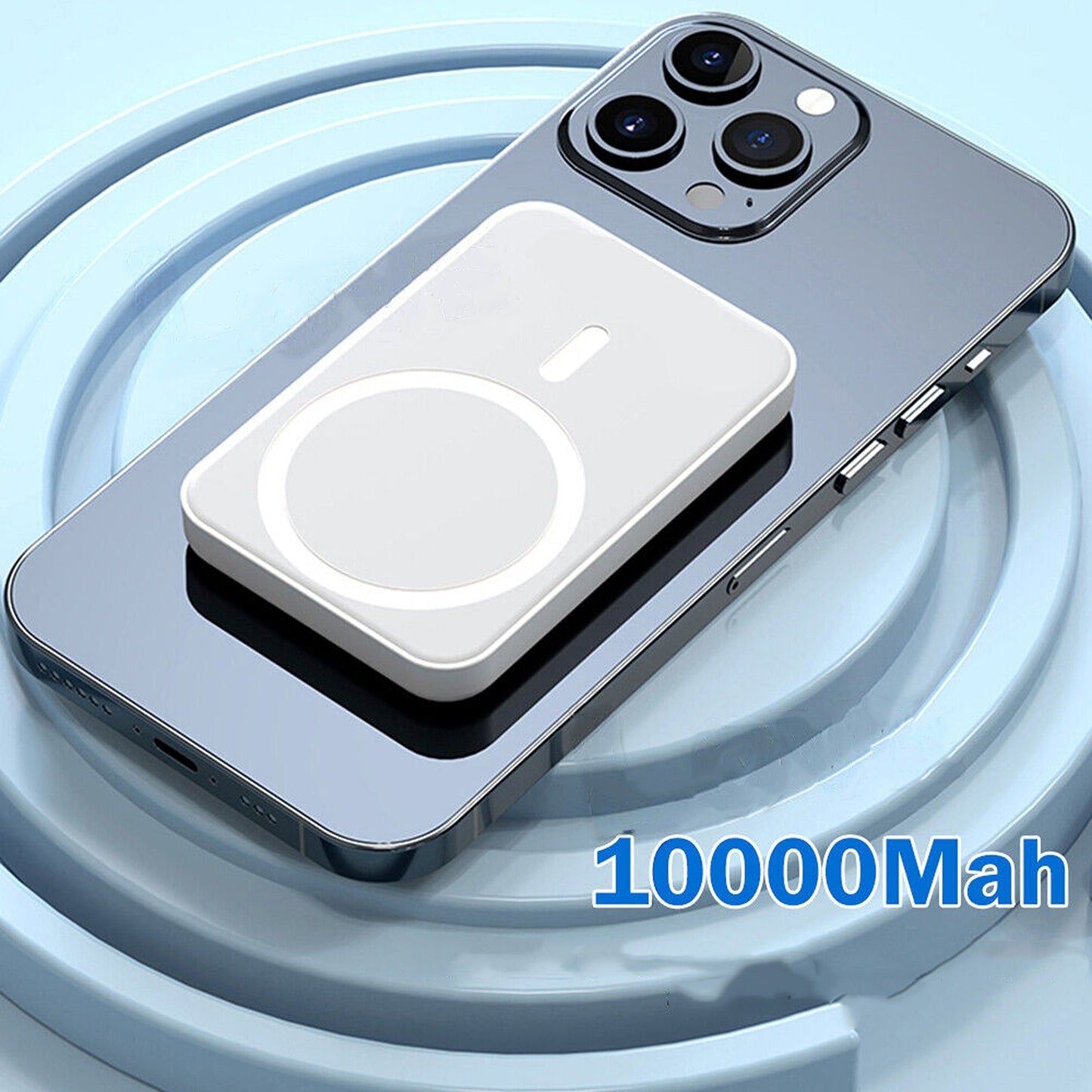 For iPhone 14 13 15 Pro Max Magnetic Power Bank Wireless Battery Charger