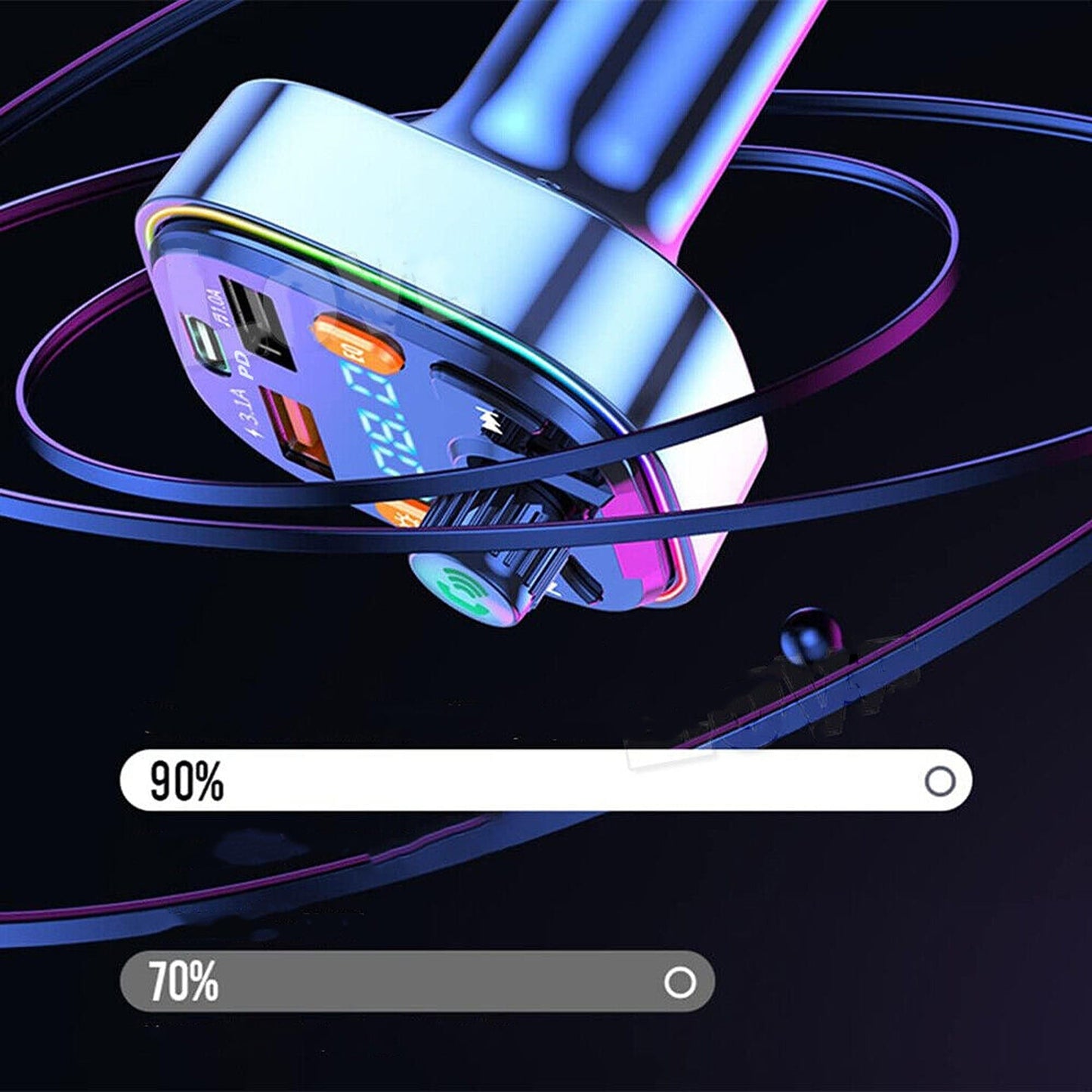 Car FM Transmitter Handsfree Kit MP3 Player Adapter Bluetooth Charger