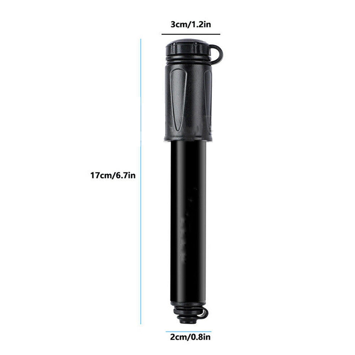 Cycling Tyre Ball Inflator Mini Bicycle Air Pump Bike Aluminium