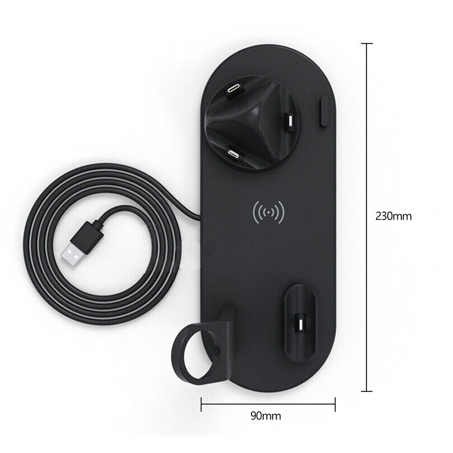 For Apple Watch iPhone 12 11 XS 8 Plus Wireless Charger Dock Charging Station 4in1