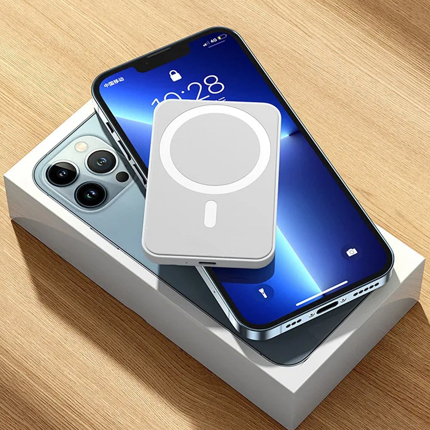 For iPhone 14 13 15 Pro Max Magnetic Power Bank Wireless Battery Charger